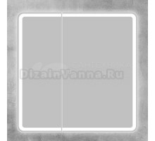 Зеркало-шкаф BelBagno Marino SPC-MAR-800/800-2A-LED-TCH с подсветкой