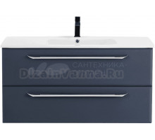 Тумба с раковиной Cezares Eco Cer 120, grafito, ручки хром