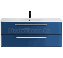 Тумба с раковиной Cezares Eco Cer 120, sapfiro, ручки хром