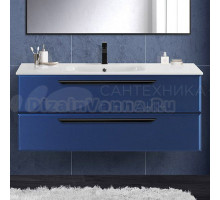 Тумба с раковиной Cezares Eco Cer 120, sapfiro, ручки черные