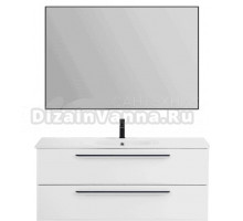 Мебель для ванной Cezares Eco Cer 120, bianco lucido, ручки хром