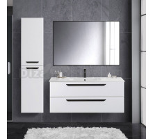 Мебель для ванной Cezares Eco Cer 120, bianco opaco, ручки черные