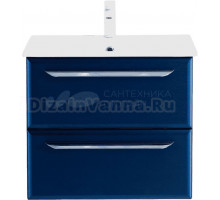 Тумба с раковиной Cezares Eco Cer 60, sapfiro, ручки хром