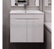 Тумба с раковиной Домино Optima 60, подвесная