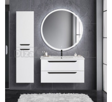 Мебель для ванной Cezares Eco Cer 80, bianco lucido, ручки черные