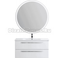 Мебель для ванной Cezares Eco Cer 80, bianco opaco, ручки хром