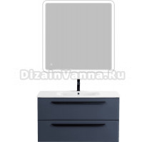 Мебель для ванной Cezares Eco Cer 80, grafito, ручки черные