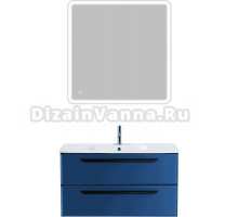 Мебель для ванной Cezares Eco Cer 80, sapfiro, ручки черные