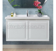 Тумба с раковиной Cezares Giubileo 80, bianco ludido, 2 дверцы