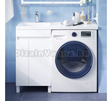 Тумба с раковиной IDDIS Optima Home L, 110, под стиральную машину