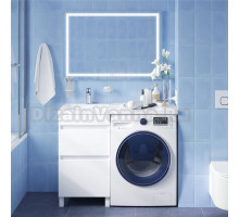 Мебель для ванной IDDIS Optima Home L, 110, 2 ящика, под стиральную машину