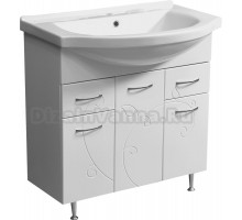 Тумба с раковиной Stella Polar Фантазия 80