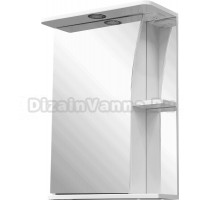Зеркало-шкаф Stella Polar Волна Винчи 50 L, с подсветкой