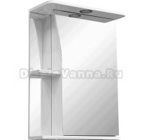 Зеркало-шкаф Stella Polar Волна Винчи 50 R, с подсветкой