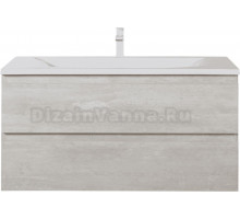 Тумба с раковиной Cezares Molveno 100, legno bianco