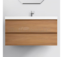 Тумба с раковиной Cezares Molveno 100, noce chiaro, раковина Cezares CZR-1188-1000/500