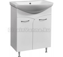 Тумба с раковиной Stella Polar Волна 60