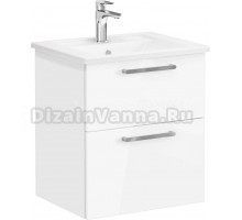 Тумба с раковиной VitrA Root Flat 60 белый глянец
