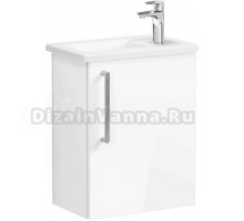 Тумба с раковиной VitrA Root Flat 45 R белый глянец