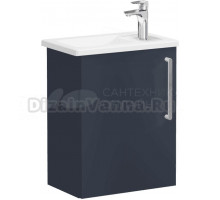 Тумба с раковиной VitrA Root Flat 45 L темно-синий