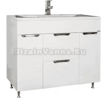 Тумба с раковиной Домино Грация 100, раковина Andrea Elen