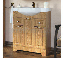 Тумба с раковиной Stella Polar Кармела 75 карпатская ель