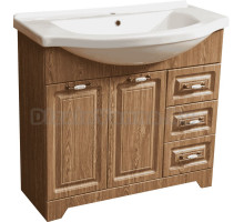 Тумба с раковиной Stella Polar Кармела 90 карпатская ель