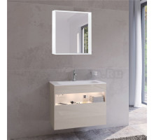 Мебель для ванной Keuco Stageline 32862 80 см, с подсветкой, розеткой и точкой зарядки USB и USB-C, кашемир
