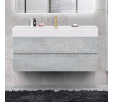 Тумба с раковиной Cezares Molveno 46 120 beton, с раковиной Cezares CZR-MIL-120-LVB