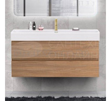 Тумба с раковиной Cezares Molveno 46 120 noce chiaro, с раковиной Cezares CZR-MIL-120-LVB