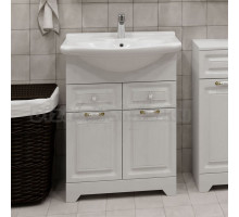 Тумба с раковиной Stella Polar Кармела 65 ольха белая