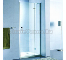 Душевая дверь в нишу Koller Pool Kvadro 100х195, профиль хром, стекло прозрачное