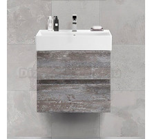 Тумба с раковиной Cezares Molveno 46 60 legno grigio, с раковиной Cezares CZR-MIL-60-LVB