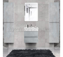 Мебель для ванной Cezares Molveno 46 60 beton, с раковиной Cezares CZR-MIL-60-LVB