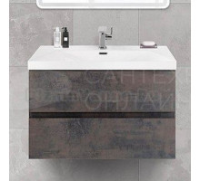 Тумба с раковиной Cezares Molveno 46 80 ossido, с раковиной Cezares CZR-MIL-80-LVB