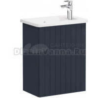 Тумба с раковиной VitrA Root Groove 45 L темно-синий