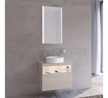 Мебель для ванной Keuco Stageline 32854 65 см, с подсветкой, розеткой и точкой зарядки USB и USB-C, кашемир