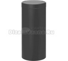 Мусорное ведро Brabantia Touch Bin New 129483 30 л, графитовое