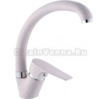 Смеситель для кухни Potato P222-17 P59222-17 дымчатый белый