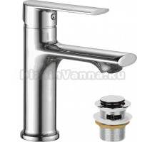 Смеситель для раковины BOCH MANN CK-Z21C1 с донным клапаном click-clack