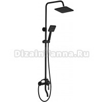 Душевая стойка BOCH MANN Eco Quadro Black BM8427 черная