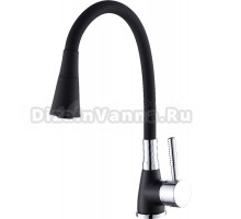 Смеситель для кухни Potato P284 P36284-6 черный