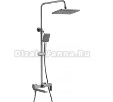 Душевая стойка BELZ B24613-3 вороненая сталь