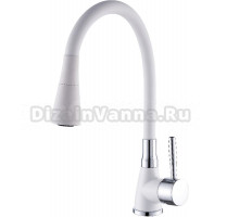 Смеситель для кухни Potato P284 P36284-7 белый