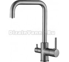 Смеситель для кухни BELZ B76802-3 вороненая сталь