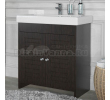 Тумба с раковиной Stella Polar Монтоне 80 венге