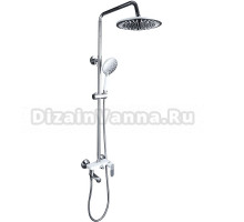 Душевая стойка Frap H34 F2434 хром, белая