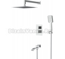 Душевой комплект Gappo G07 G7107-40 С ВНУТРЕННЕЙ ЧАСТЬЮ, хром