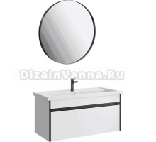 Мебель для ванной Aqwella Urban 100, подвесная, белая глянцевая