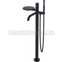 Напольный смеситель для ванны с душем Boheme Stick 129-BB.2 black touch black